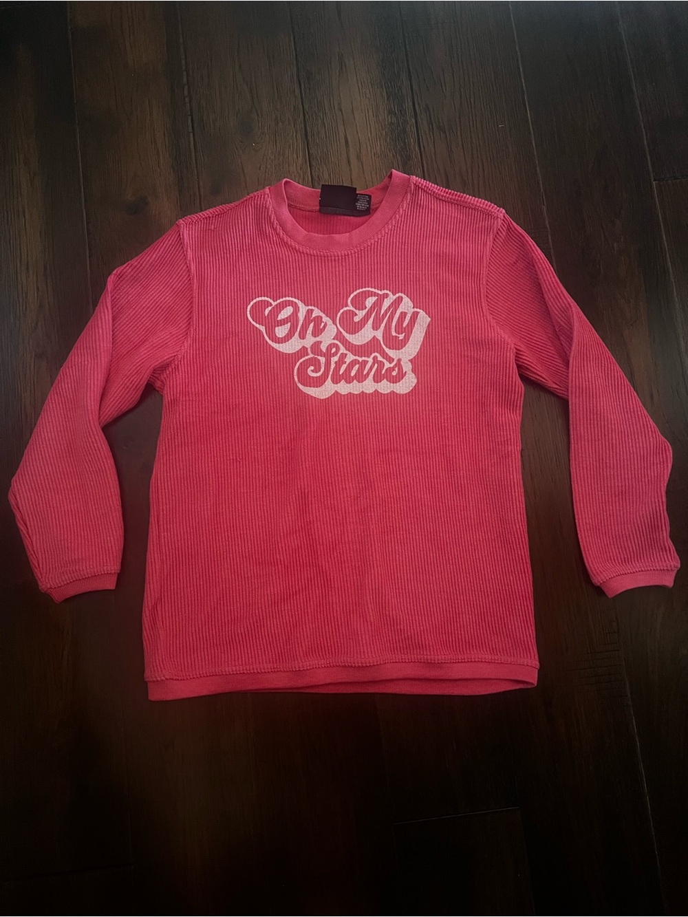 Oh my stars retro graphic corded sweatshirt